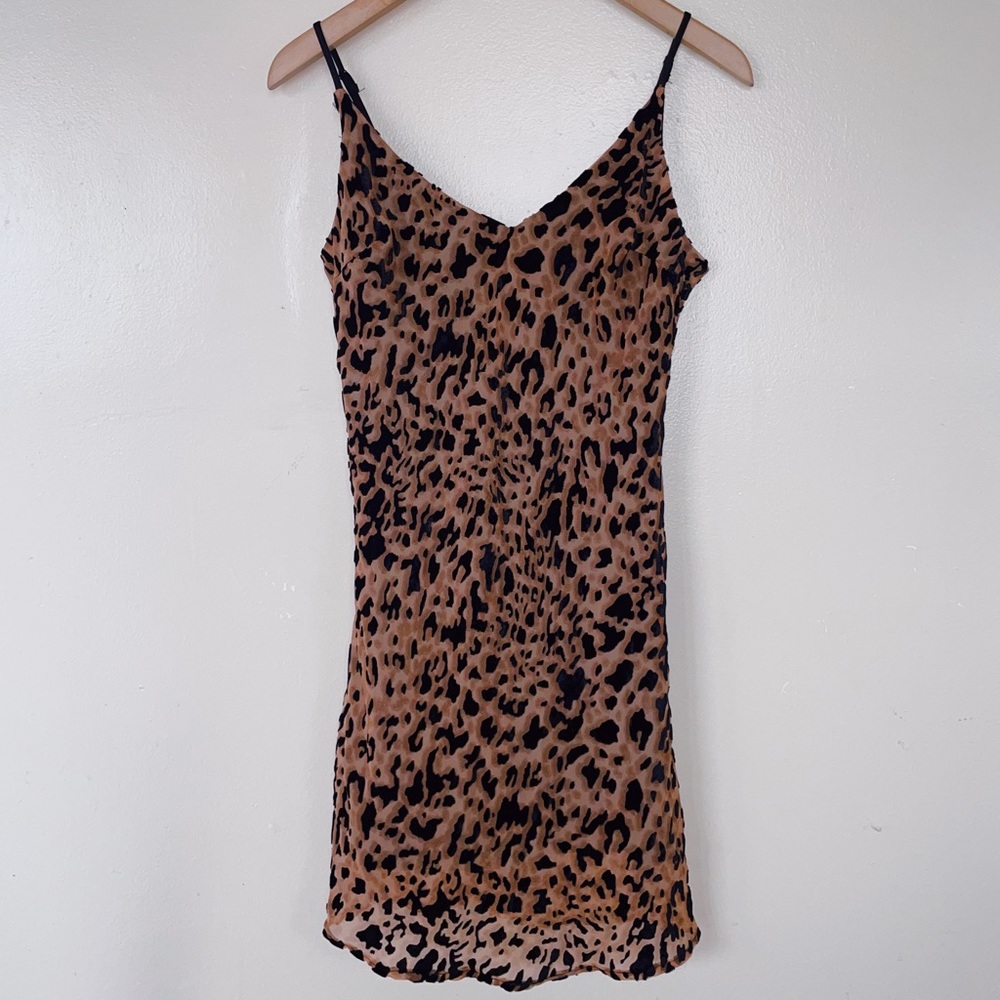 Leopard Print Mini Dress